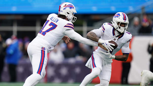 Josh Allen and James Cook