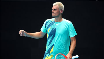 Bernard Tomic at the 2022 Australian Open