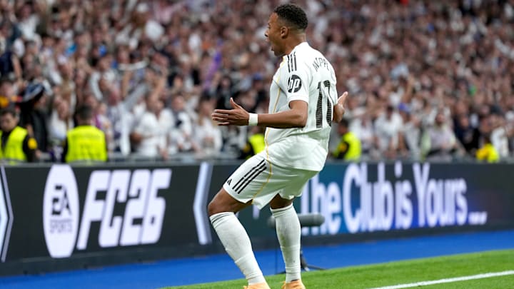 Kylian Mbappe war im Clasico treffsicher  Kylian Mbappe war im Clasico treffsicher