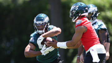 Saquon Barkley, Jalen Hurts, Philadelphia Eagles