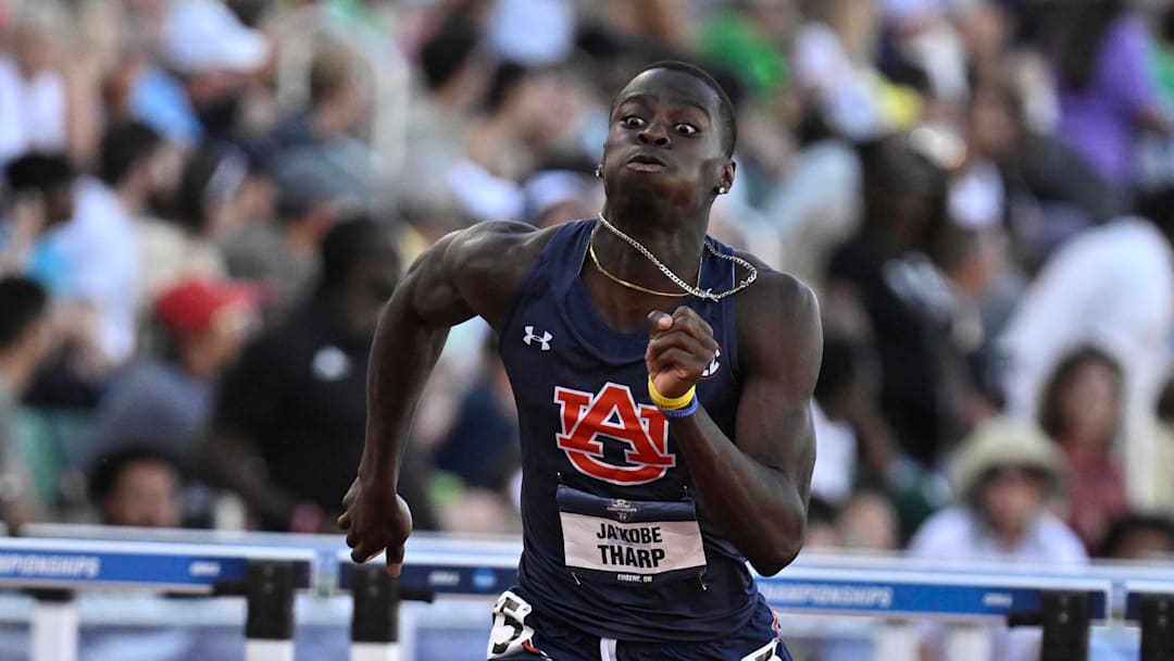 Ja’Kobe Tharp of Auburn makes history with his 3rd national title.