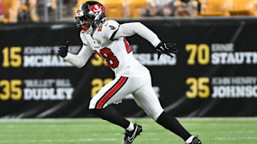 Tampa Bay Buccaneers rookie Shilo Sanders has a clear path to the roster, but he’s struggling right when the team needs him most. (Mandatory Credit: Barry Reeger-Imagn Images)