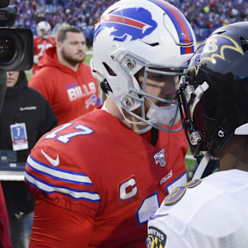 Lamar Jackson and Josh Allen will face off to begin the 2025 season.