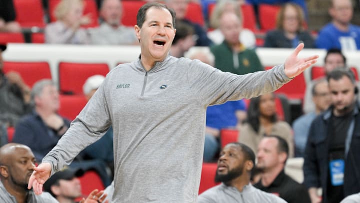 Baylor Bears head coach Scott Drew