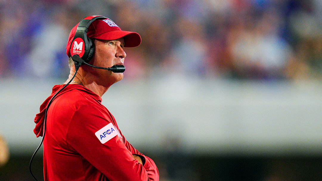 Kansas football head coach Lance Leipold
