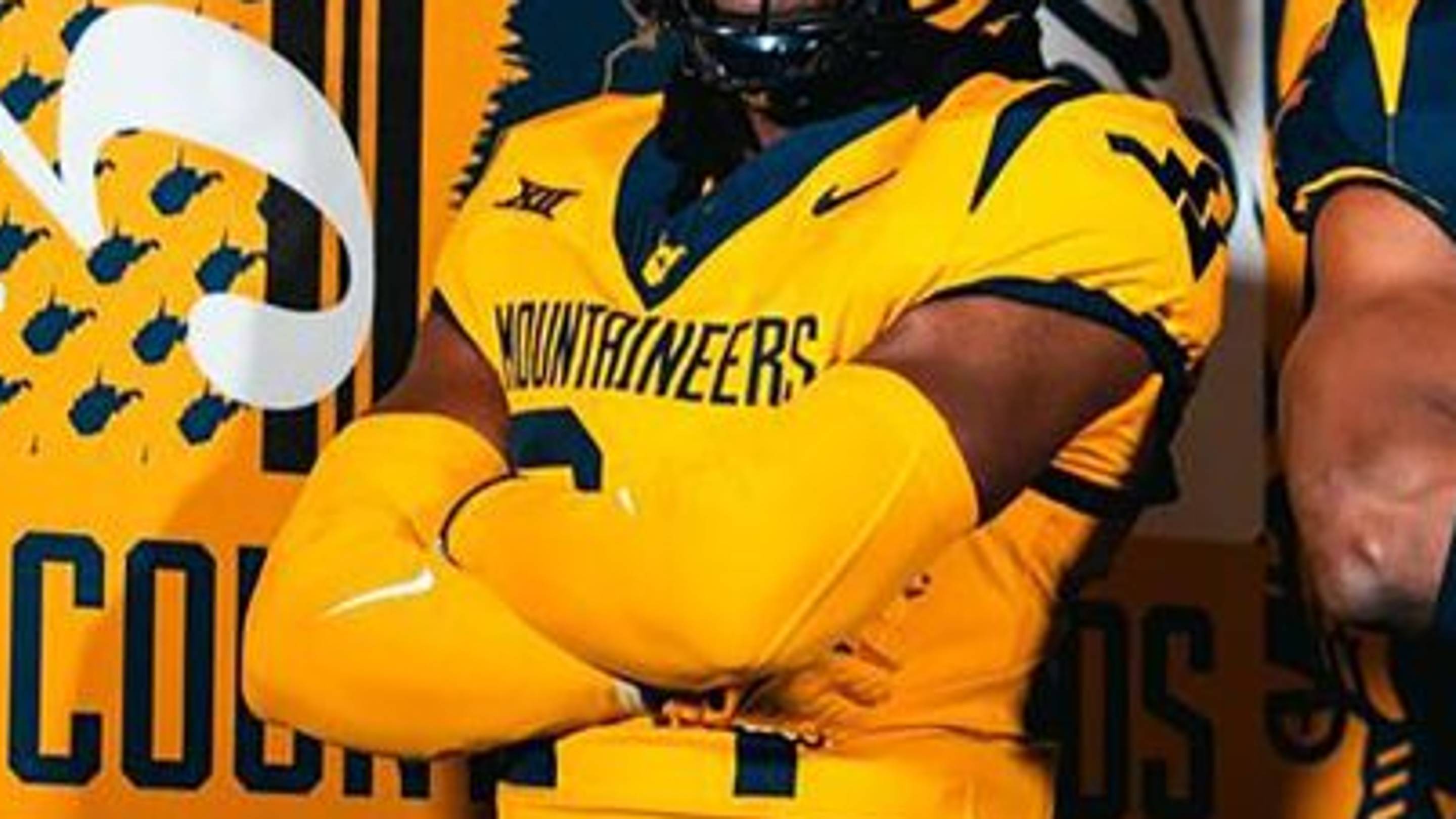 WVU Posts Uniform Combo for Gold Rush Game vs. Oklahoma State