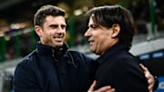Thiago Motta e Simone Inzaghi