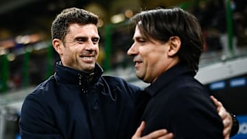 Thiago Motta e Simone Inzaghi
