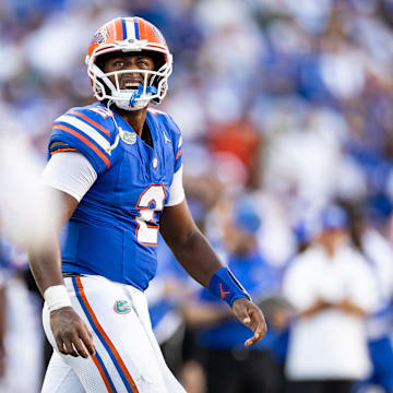 Florida Gators quarterback DJ Lagway will start in place of the injured Graham Mertz.