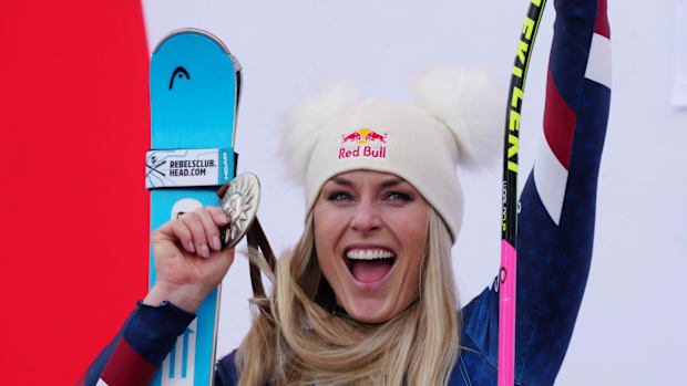 A photo of American skier Lindsey vonn