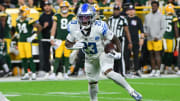 Sep 28, 2023; Green Bay, Wisconsin, USA;  Detroit Lions defensive back Jerry Jacobs (23)