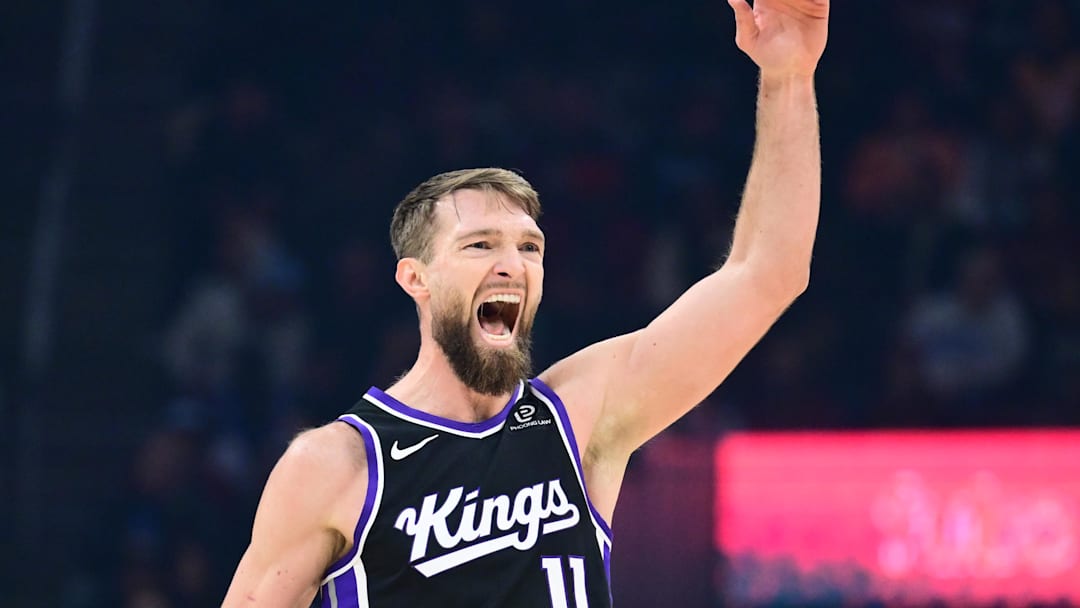 Jan 23, 2026; Cleveland, Ohio, USA; Sacramento Kings forward Domantas Sabonis (11) at Rocket Arena. Mandatory Credit: Ken Blaze-Imagn Images Jan 23, 2026; Cleveland, Ohio, USA; Sacramento Kings forward Domantas Sabonis (11) at Rocket Arena. Mandatory Credit: Ken Blaze-Imagn Images