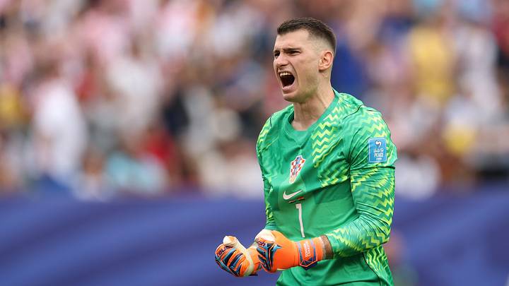 Dominik Livakovic bei der WM in Nordamerika Dominik Livakovic bei der WM in Nordamerika