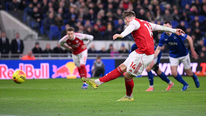 Viktor Gyokeres fired home confidently from the penalty spot