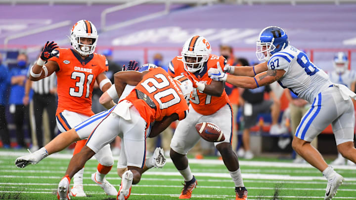 Ahead of its home game against Duke on Saturday, Syracuse football released its final injury report. Here's what it says.