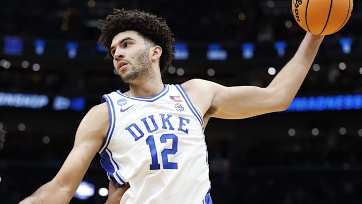 Mar 29, 2026; Washington, DC, USA; Duke Blue Devils forward Cameron Boozer (12)