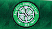 Club Crest - Glasgow Celtic FC MANCHESTER, ENGLAND - MAY 15: The official club badge of Glasgow Celtic FC on a home shirt on May 15, 2024 in Manchester, England. (Photo by Visionhaus) Manchester Prestwich England United Kingdom Copyright: xVisionhausx 776004101