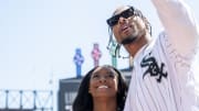 Jonathan Owens and Simone Biles