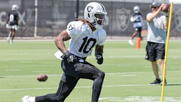 Dont'e Thornton Jr. at Las Vegas Raiders Mandatory Minicamp