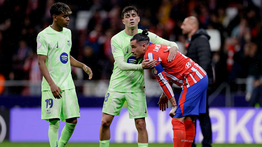Lamine Yamal, Pedri and José Gimenez.