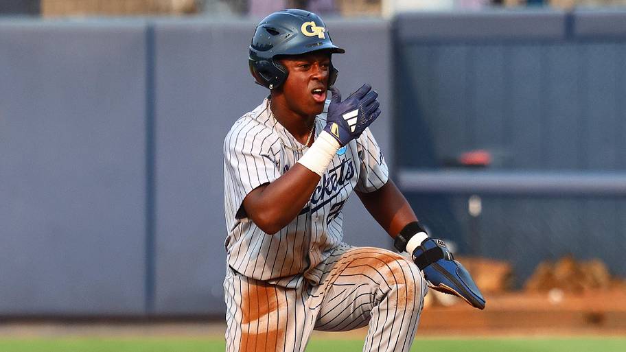 Georgia Tech Yellowjackets catcher Vahn Lackey