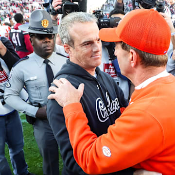 Dabo Swinney extended support to Shane Beamer after Clemson’s win on Saturday.