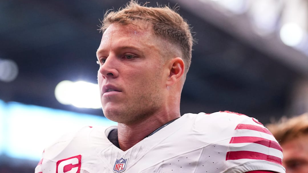 Former Carolina Panthers running back Christian McCaffrey