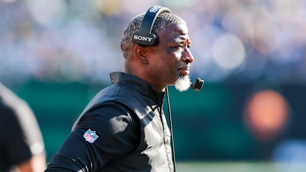 New York Jets head coach Aaron Glenn