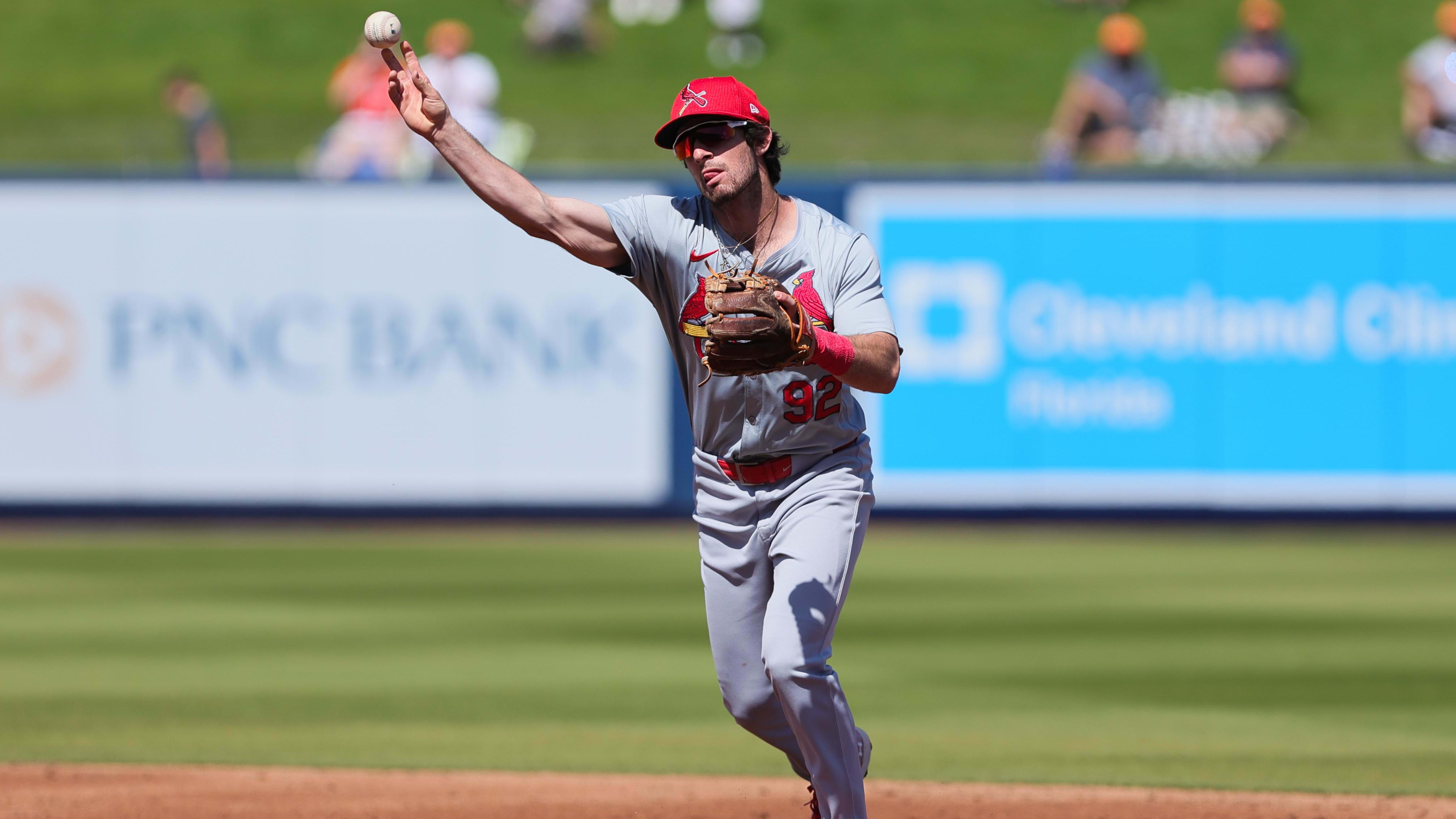 St. Louis Cardinals second baseman Thomas Saggese