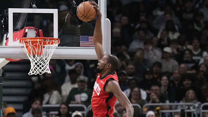 Kevin Durant and the Houston Rockets are favored against the Washington Wizards on Wednesday.