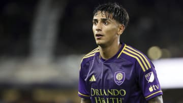 Jun 22, 2024; Orlando, Florida, USA; Orlando City midfielder Facundo Torres (10) looks on against Chicago Fire FC during the second half at Inter&Co Stadium. Mandatory Credit: Kim Klement Neitzel-USA TODAY Sports