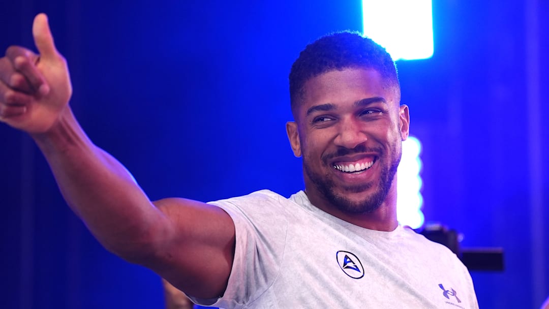 Former heavyweight champion Anthony Joshua