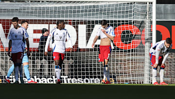 Hängende Köpfe beim Hamburger SV