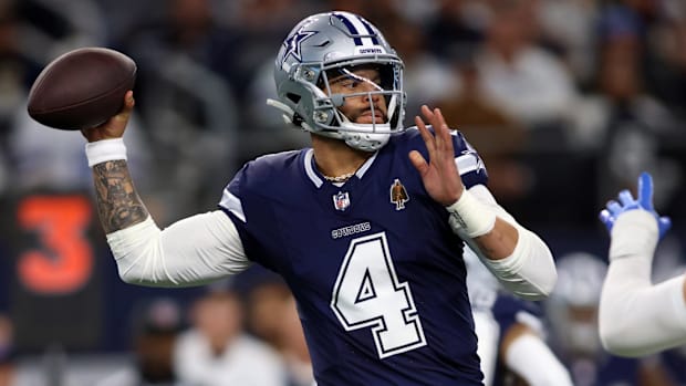 Dallas Cowboys quarterback Dak Prescott.