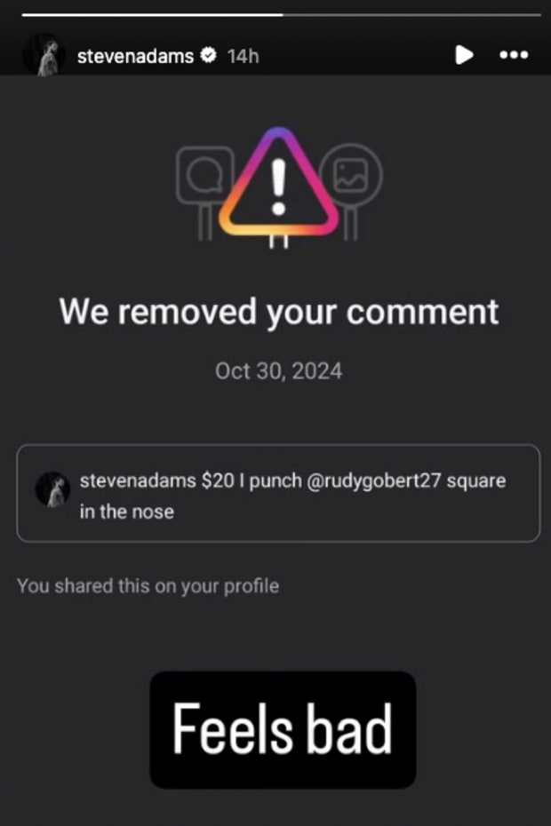 Steven Adams, Houston Rockets, Instagram, Rudy Gober