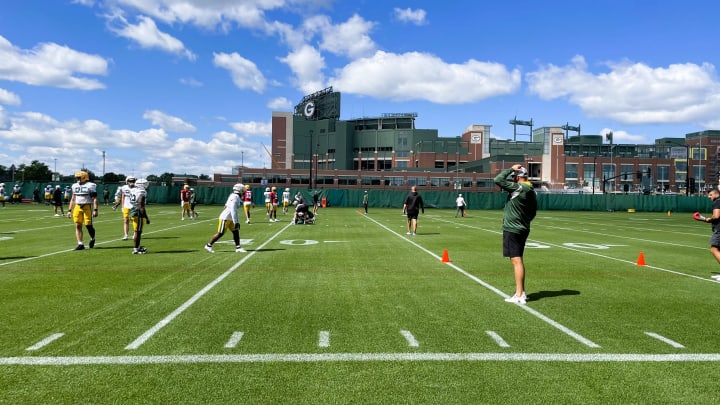 The Green Bay Packers kicked off the practice week on a sunny September Sunday.