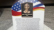 Roberta Alison Baumgardner's plaque at the Alabama Sports Hall of Fame