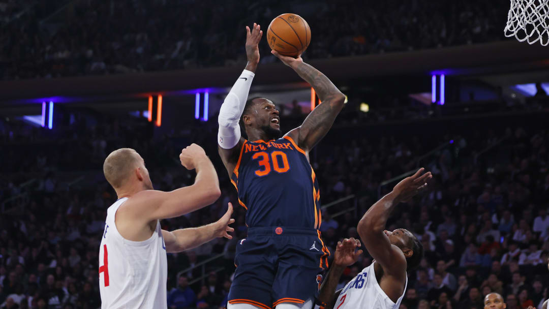 Kawhi Leonard and Mason Plumlee, Los Angeles Clippers and Julius Randle, New York Knicks