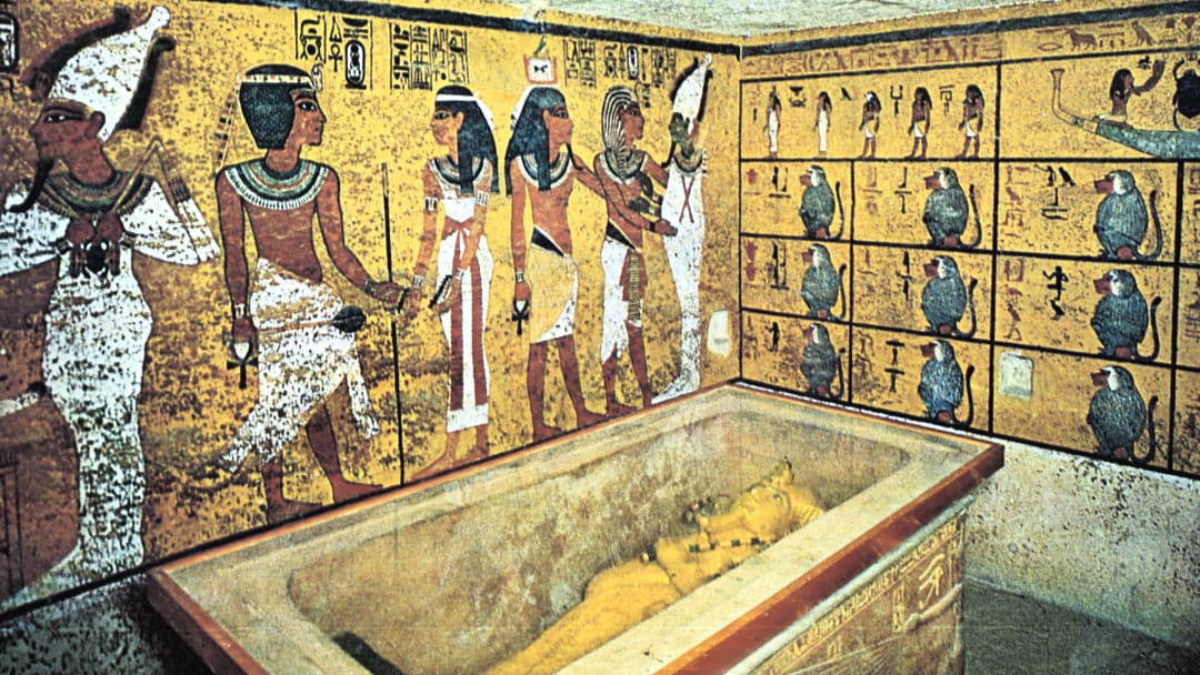 The world-famous tomb of Tutankhamun.