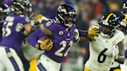 Henry led all starting running backs with 5.9 yards per carry last season.