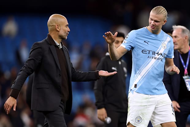 เป๊ป กวาร์ดิโอลา, เออร์ลิง ฮาลันด์