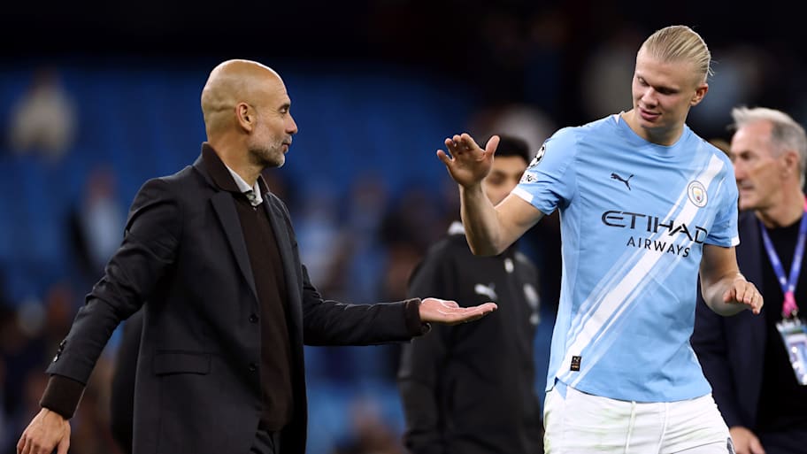 Pep Guardiola, Erling Haaland