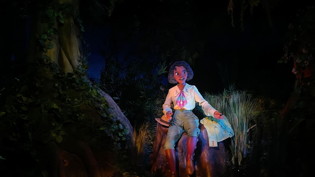 Tiana animatronic in Tiana's Bayou Adventure - credit: Keith Langston