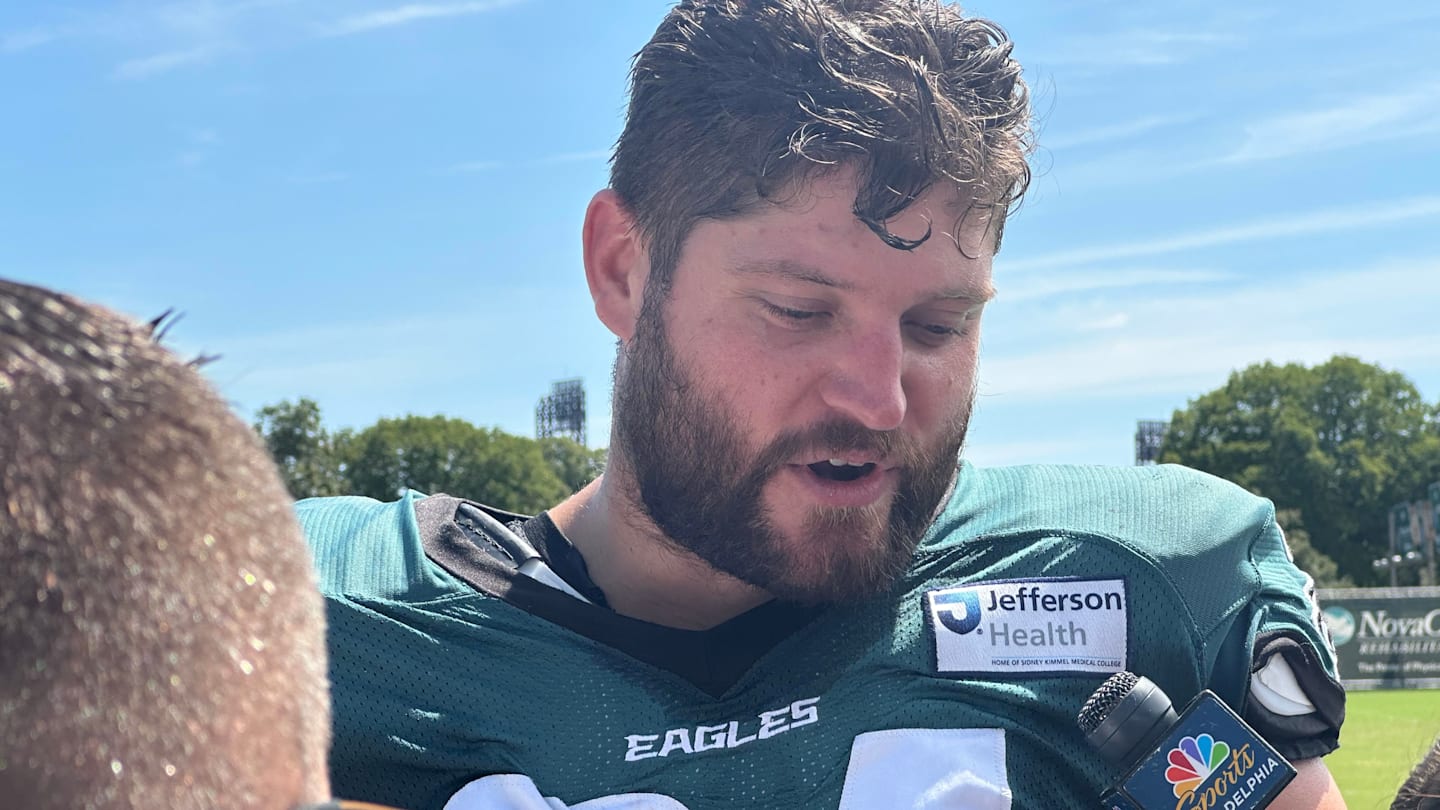 Eagles o lineman when you see greatness you just can t let go of it 