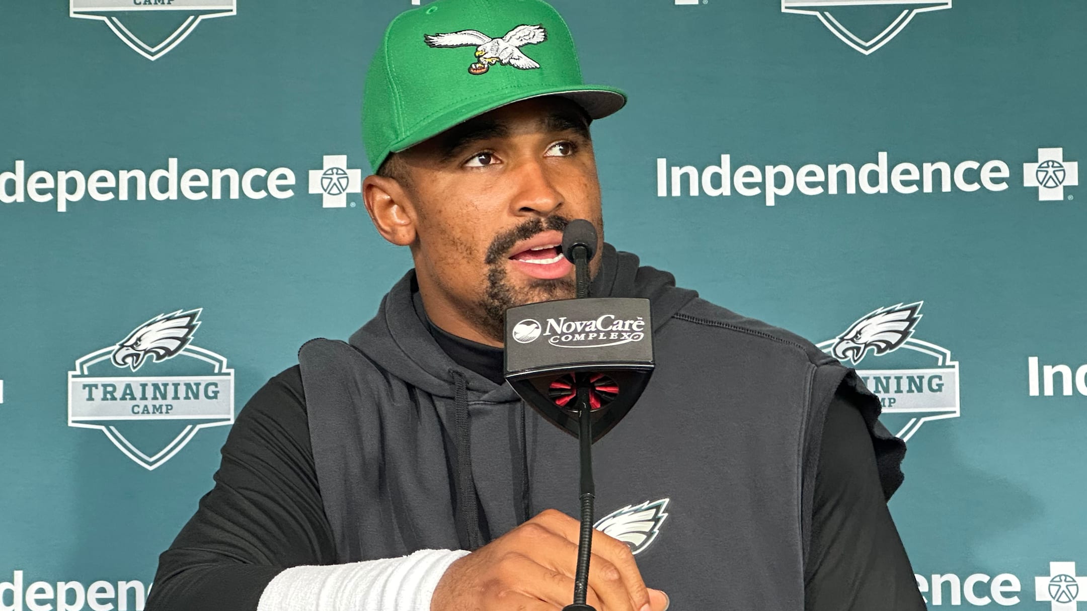 Eagles' QB1 Discusses His Training Camp Evolution