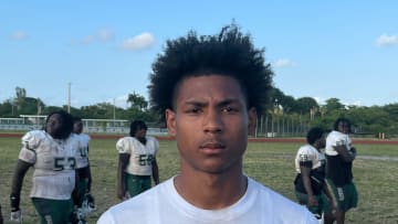 Miami Central wide receiver Naeshaun Montgomery
