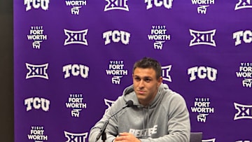 Former TCU wide receiver Jack Bech, now a member of the Las Vegas Raiders, met with members of the media on Wednesday to discuss his move to the NFL. 
