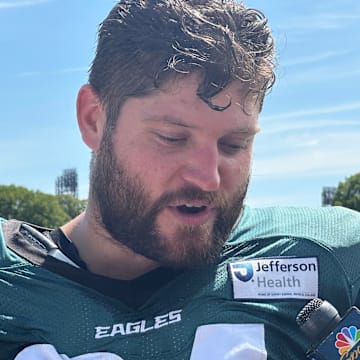Brett Toth speaks to reporters on Aug. 9, 2025.