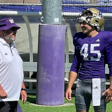 Luke Dunne came to the UW after two seasons as an Oregon punter.