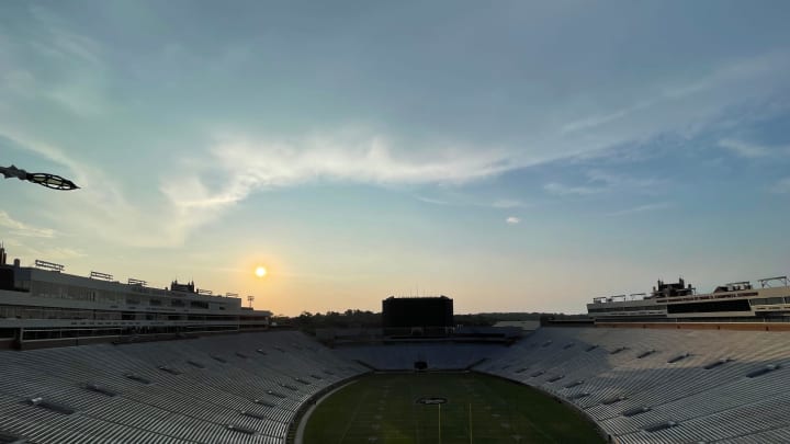 View from Kearney Osceola Grille, which is located inside the Dunlap Champions Club at Doak Campbell Stadium.